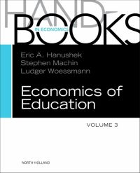 Cover image: Handbook of the Economics of Education, Volume 3 2nd edition 9780444534293
