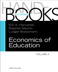 Cover image: Handbook of the Economics of Education Volume 4 9780444534446