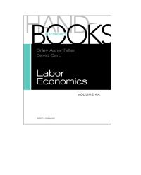 صورة الغلاف: HANDBOOK OF LABOR ECONOMICS, VOL 4A 9780444534507