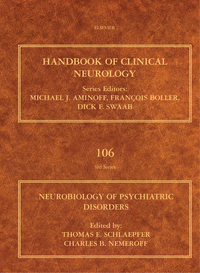 Cover image: Neurobiology of Psychiatric Disorders E-Book: Handbook of Clinical Neurology (Series Editors: Aminoff, Boller and Swaab). Vol. 106 9780444520029