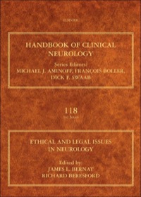 表紙画像: Ethical and Legal Issues in Neurology E-Book: Handbook of Clinical Neurology Series (edited by Aminoff, Boller and Swaab) 9780444535016