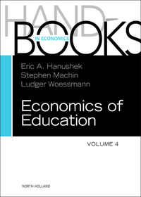 صورة الغلاف: Handbook of the Economics of Education 9780444534446