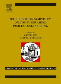 Imagen de portada: 20th European Symposium of Computer Aided Process Engineering: ESCAPE-20 9780444535696