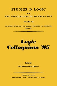 Imagen de portada: Logic Colloquium '85 9780444702111