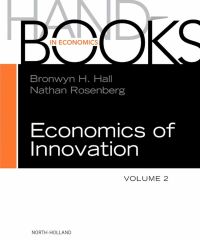 Cover image: Handbook of the Economics of Innovation, Volume 2 9780444536099