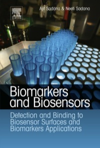 Imagen de portada: Biomarkers and Biosensors: Detection and Binding to Biosensor Surfaces and Biomarkers Applications 9780444537942