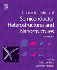 Cover image: Characterization of Semiconductor Heterostructures and Nanostructures 2nd edition 9780444595515