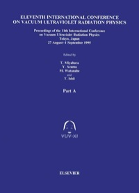 表紙画像: Proceedings of the 11th International Conference on Vacuum Ultraviolet Radiation Physics 9780444822451