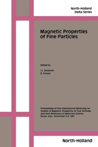 Omslagafbeelding: Magnetic Properties of Fine Particles 9780444895523