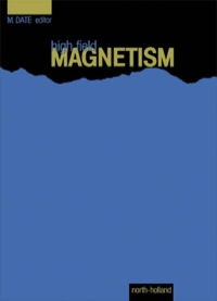 表紙画像: High Field Magnetism 9780444865663