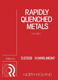 Cover image: Rapidly Quenched Metals 9780444869395