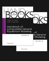 Imagen de portada: Handbook of Computable General Equilibrium Modeling SET, Vols. 1A and 1B 9780444595683