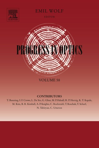 Imagen de portada: Progress in Optics 9780444626448