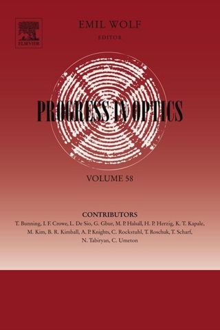 Cover image: Progress in Optics 9780444626448
