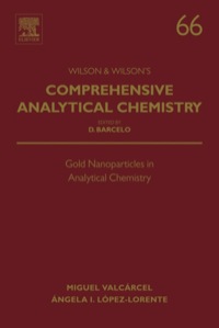 表紙画像: Gold Nanoparticles in Analytical Chemistry 9780444632852