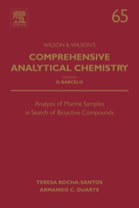 Cover image: Analysis of Marine Samples in Search of Bioactive Compounds 9780444633590