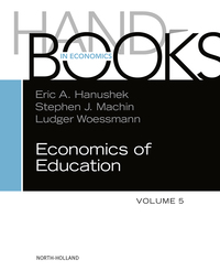صورة الغلاف: Handbook of the Economics of Education 9780444634597