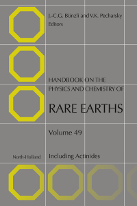 Imagen de portada: Handbook on the Physics and Chemistry of Rare Earths 9780444636997