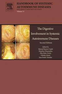 Imagen de portada: The Digestive Involvement in Systemic Autoimmune Diseases 2nd edition 9780444637079