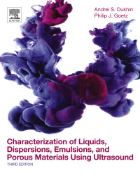 Titelbild: Characterization of Liquids, Dispersions, Emulsions, and Porous Materials Using Ultrasound 3rd edition 9780444639080