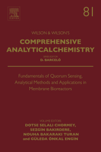 Cover image: Fundamentals of Quorum Sensing, Analytical Methods and Applications in Membrane Bioreactors 9780444640642