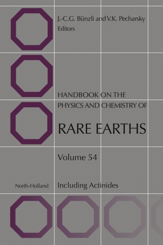 Imagen de portada: Handbook on the Physics and Chemistry of Rare Earths 9780444641595