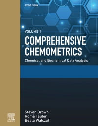 Cover image: Comprehensive Chemometrics 2nd edition 9780444641656