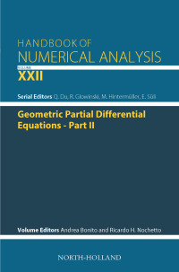 Cover image: Geometric Partial Differential Equations - Part 2 9780444643056