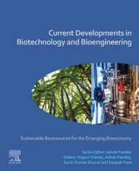 Immagine di copertina: Current Developments in Biotechnology and Bioengineering 1st edition 9780444643094