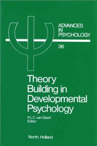 Titelbild: Theory Building in Developmental Psychology 9780444700421