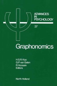 Titelbild: Graphonomics: Contemporary Research in Handwriting 9780444700476