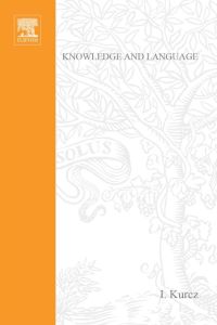 Cover image: Knowledge and Language 9780444700667