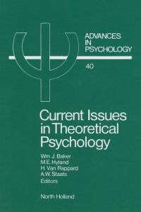 Omslagafbeelding: Current Issues in Theoretical Psychology 9780444701206