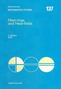 Cover image: Near-Rings and Near-Fields 9780444701916