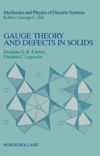 Titelbild: Gauge Theory and Defects in Solids 9780444702999