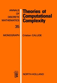 Titelbild: Theories of Computational Complexity 9780444703569
