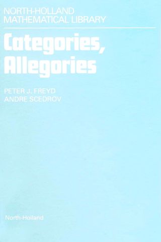Imagen de portada: Categories, Allegories 9780444703682