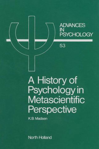 Imagen de portada: A History of Psychology in Metascientific Perspective 9780444704337