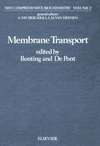 Cover image: Membrane transport 9780444803078