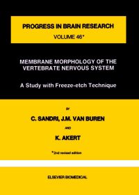 Titelbild: Membrane Morphology of the Vertebrate Nervous System: A Study with Freeze-etch Technique 9780444803931