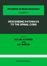 Omslagafbeelding: Descending Pathways to the Spinal Cord 9780444804136