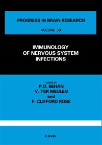 Immagine di copertina: IMMUNOLOGY OF NERVOUS SYSTEM INFECTIONS 9780444804433