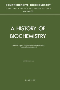 Imagen de portada: Selected Topics in the History of Biochemistry: Personal Recollections, Part I 9780444805072