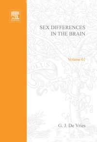 Imagen de portada: SEX DIFFERENCES IN THE BRAIN: THE RELATION BETWEEN STRUCTURE AND FUNCTION 9780444805324