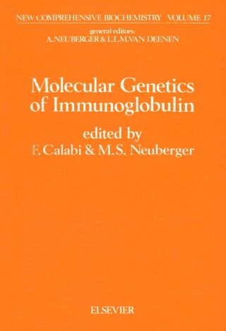 Imagen de portada: Molecular Genetics of Immunoglobulin 9780444809155