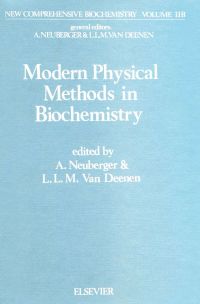 صورة الغلاف: Modern Physical Methods in Biochemistry, Part B 9780444809681
