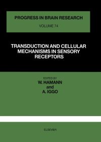 Imagen de portada: TRANSDUCTION AND CELLULAR MECHANISM IN SENSORY RECEPTORS 9780444809711