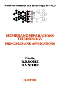 Omslagafbeelding: Membrane Separations Technology: Principles and Applications 9780444816337
