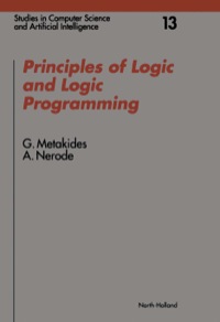 Immagine di copertina: Principles of Logic and Logic Programming 9780444816443