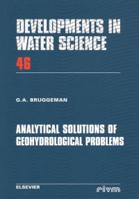 Imagen de portada: Analytical Solutions of Geohydrological Problems 9780444818294